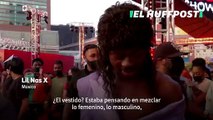 El increíble vestido del rapero Lil Nas X