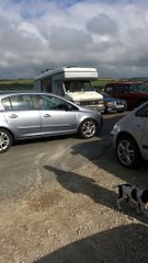 Driver Makes Corsa Bunny Hop