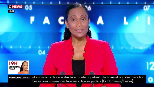 Regardez le début de Face à l'Info à 19h sans Eric Zemmour sur Cnews : Christine Kelly se dit triste pour la liberté d'expression