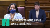 La contundente respuesta de Gabriel Rufián a Mireia Borrás (Vox)
