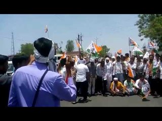 राष्ट्रवादी काँग्रेसचे भाजपाविरोधात रास्तारोको आंदोलन