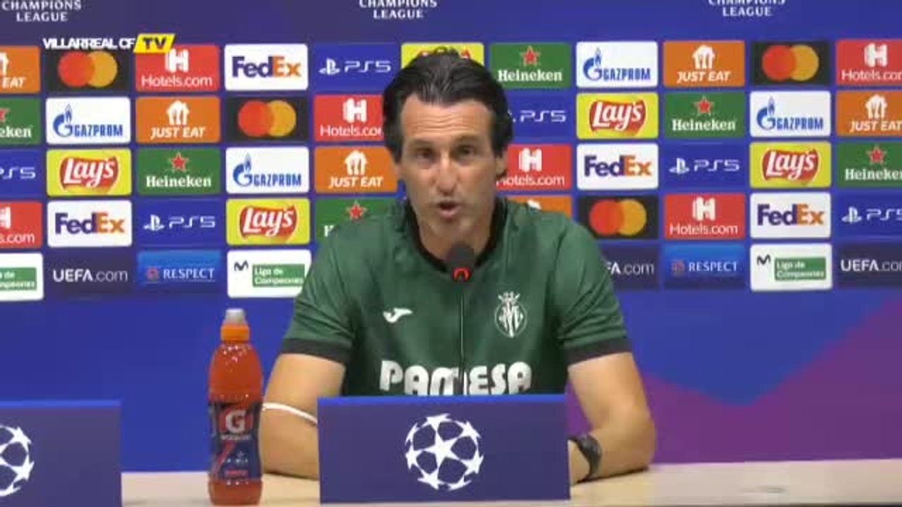 Emery sobre el Atalanta: "Es nivel Inter, nivel Juventus, nos ilusiona, nos reta"