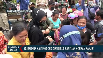 Banjir Masih Menggenangi Katingan, Gubernur Kalteng Pastikan Bantuan untuk Warga Tersalurkan