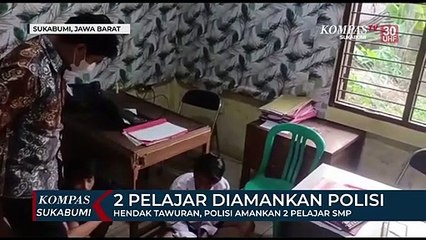 Hendak Tawuran, Polisi Amankan 2 Pelajar SMP