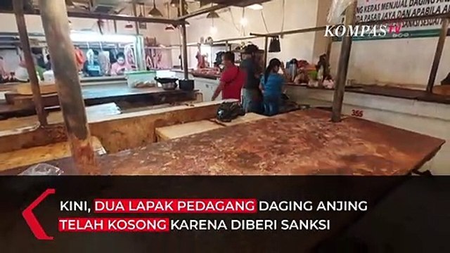 Pedagang Daging Anjing di Pasar Senen Tutup Lapak