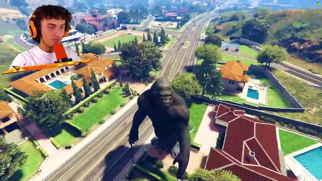 KING KONG vs. LUCA THE MOVIE in GTA 5! (GTA 5 RP Mods)