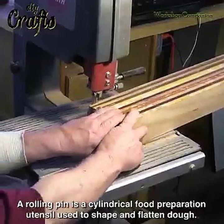 diy scrap wood rolling pin mine craft   Recycle Waste Material  #Crafts #Anaysa #DIYQueen