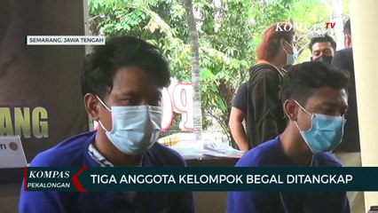 Tiga Anggota Kelompok Begal di Semarang Ditangkap