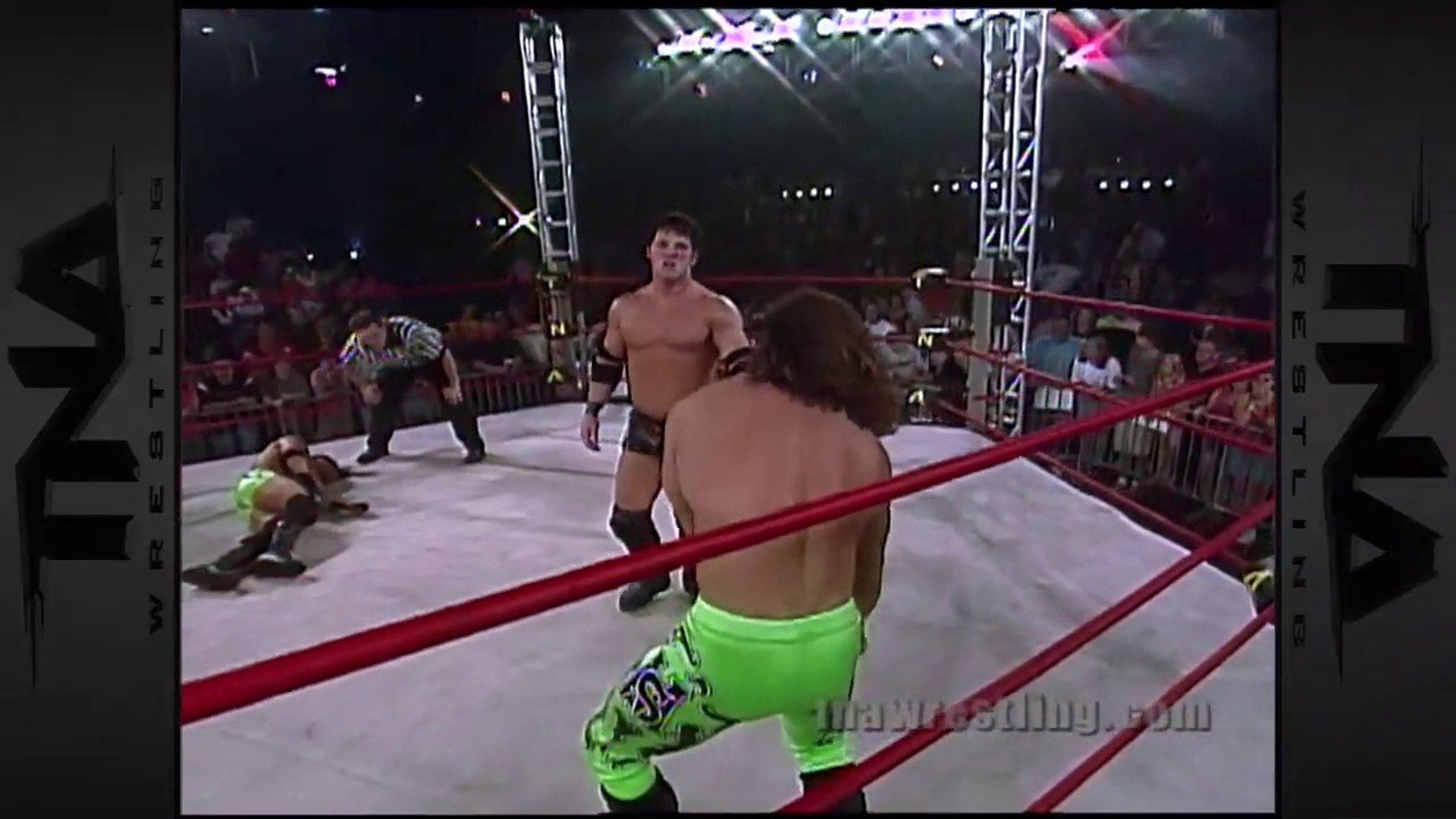 Michael Shane vs Frankie Kazarian vs AJ Styles Ultimate X Michael Shane vs Frankie Kazarian vs AJ Styles Ultimate X