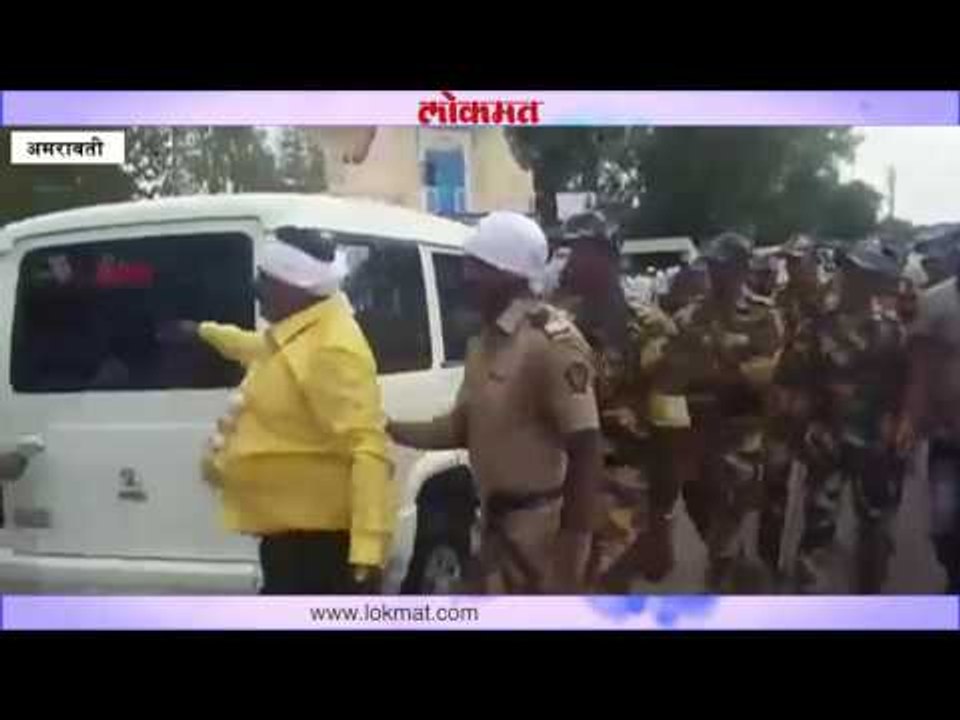 अमरावती: सुधीर मुनगंटीवार यांचा ताफा अडवला