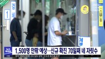 1,500명 안팎 예상‥신규 확진 70일째 네 자릿수