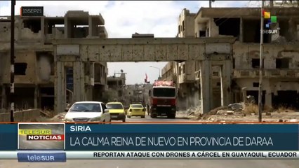 Siria: Provincia de Daraa vuelve a la calma tras acuerdo de reconciliación promovido por Rusia