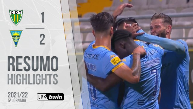 Highlights: Tondela 1-2 Estoril Praia (Liga 21/22 #5)