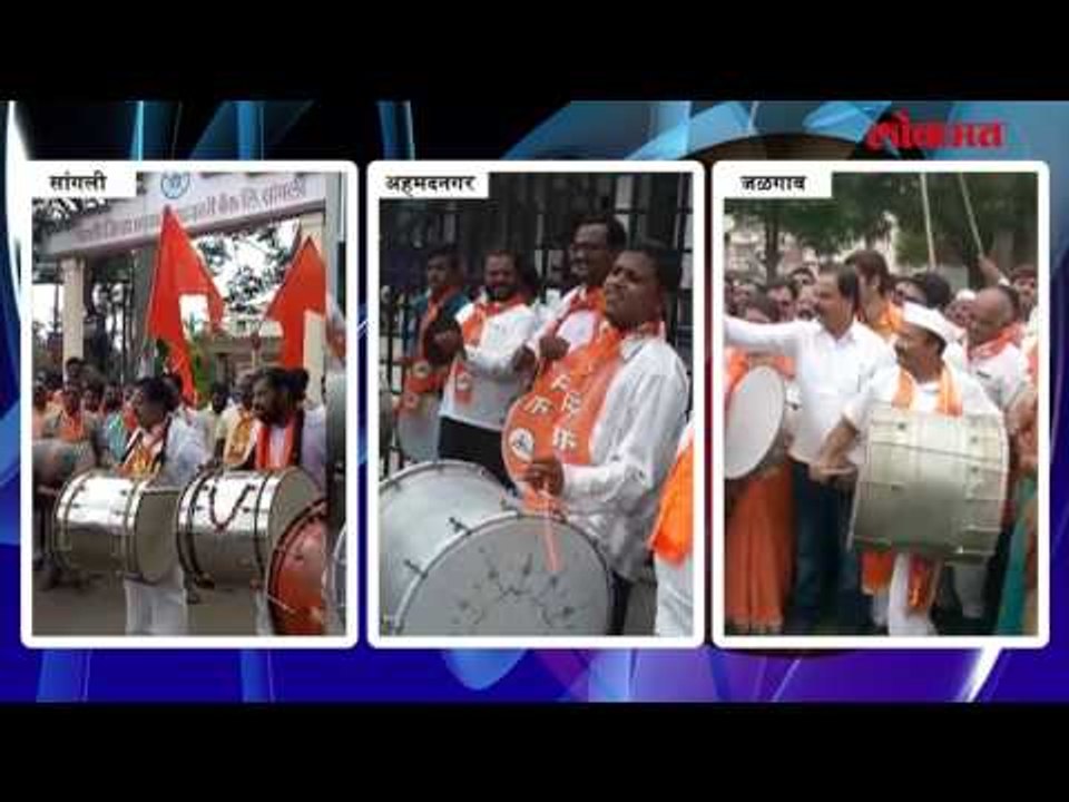 शेतक-यांसाठी शिवसैनिक उतरले रस्त्यावर