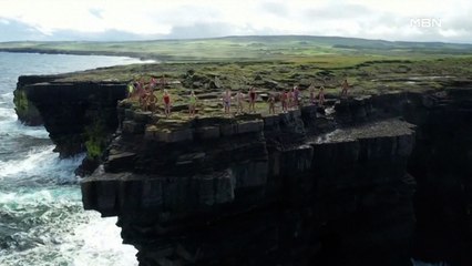 [굿모닝월드] 아찔한 절벽 다이빙
