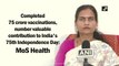 India completes 75 crore vaccinations: A major contribution to 75th Independence Day, says MoS Health