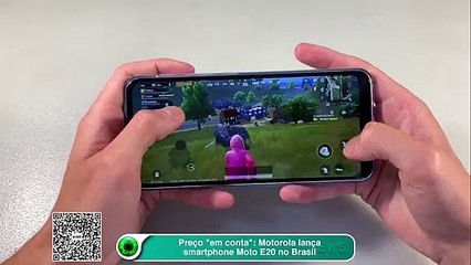 Preço em conta: Motorola lança smartphone Moto E20 no Brasil