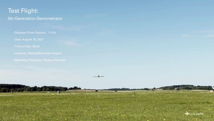 Final approach with our 5th generation technology demonstrator