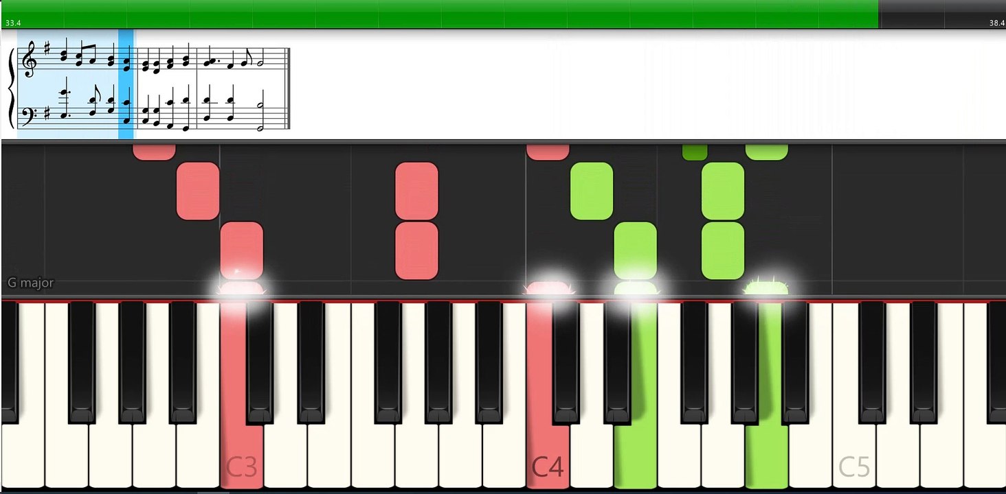 Ode To Joy by Ludwig van Beethoven, tutorial with music notes and free sheet music