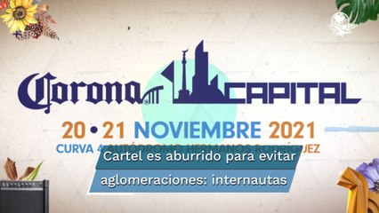 Ya hay cartel oficial del festival Corona Capital