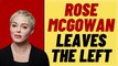 ROSE MCGOWAN Supports LARRY ELDER, Leaves The Left
