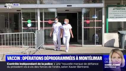 Vaccination obligatoire: des opérations déprogrammées à Montélimar, faute de personnels immunisés