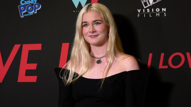 Harlow Jane attends the “I Love Us” premiere red carpet in Los Angeles