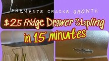Flat-rate repair package for cracked, broken, fridge plastic.  Newton, Surrey, Delta, New Westminster, Langley, BC, Metro Vancouver.