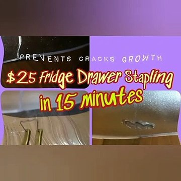 Flat-rate repair package for cracked, broken, fridge plastic. Newton, Surrey, Delta, New Westminster, Langley, BC, Metro Vancouver.