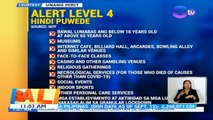 DILG: Alert level 4, ipatupad sa Metro Manila simula Sept. 16  | BT