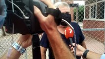 Pepe 'El Melón' a su salida de la cárcel de Sangonera la Verde en Murcia.