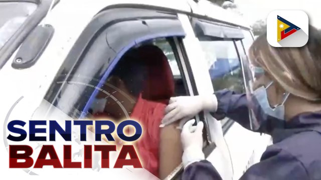 COVID-19 drive-thru vaccination para sa PUV drivers sa Baguio City, umarangkada na; Baguio LGU, tiniyak na sapat ang kanilang supply ng COVID-19