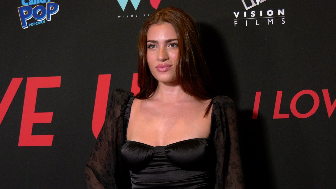 Dana Davidson attends the “I Love Us” premiere red carpet in Los Angeles