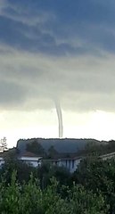 Kemer'de korkutan hortum