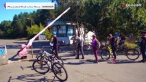 شاهد: تشرنوبيل تتحول إلى ملاذ لهواة الجولات السياحية على متن الدراجات الهوائية