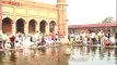 Ablutions or wazu before prayers at Jama Masjid, Old Delhi