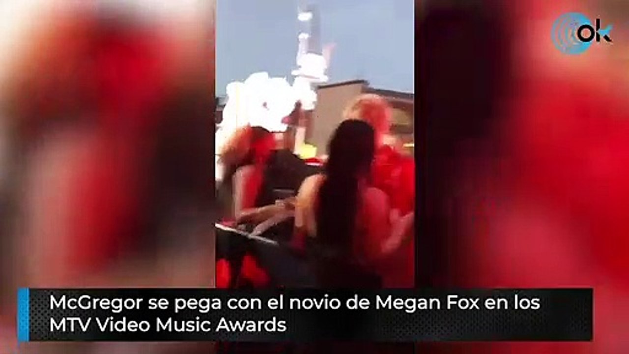 McGregor se pega con el novio de Megan Fox en los MTV Video Music Awards