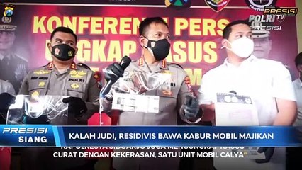 Kalah Judi, Residivis Bawa Kabur Mobil Majikan