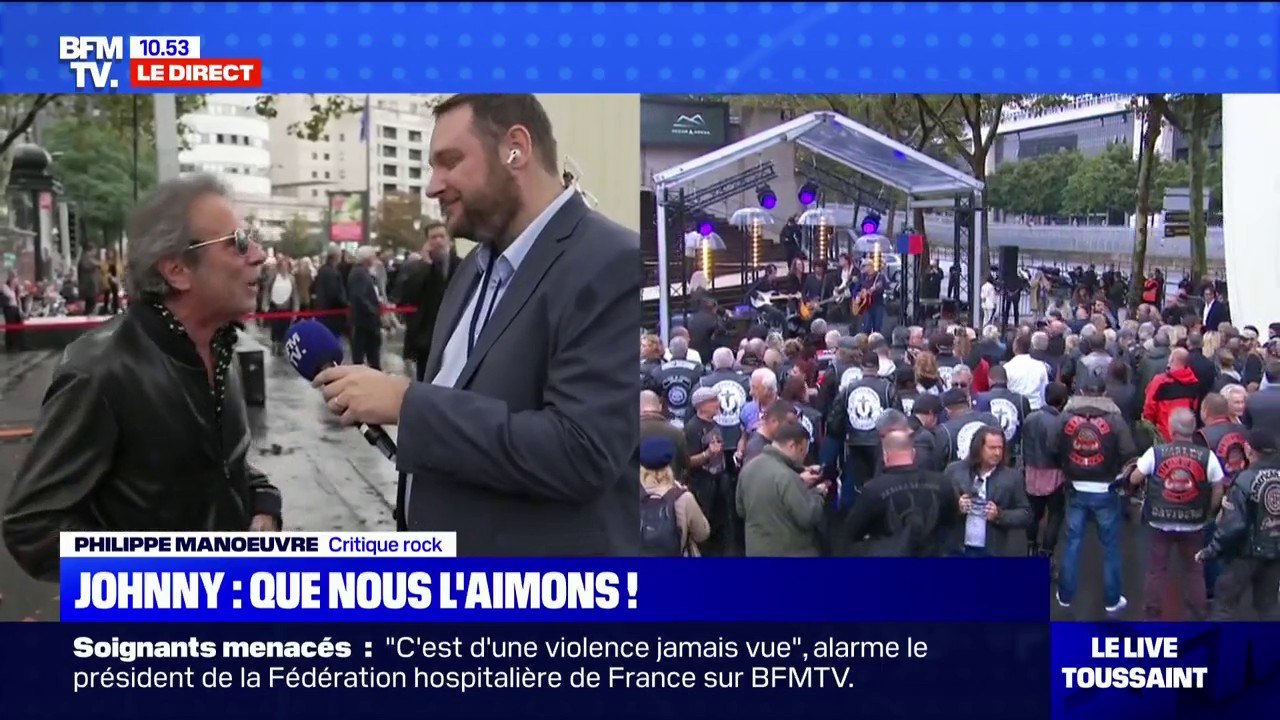 Philippe Manoeuvre: "Johnny Hallyday, c'était colossal !"