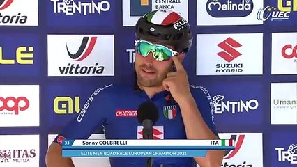 Championnat d'Europe 2021 - Men Elite Road Race - Sonny Colbrelli, home title : "It's incredible"