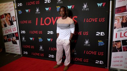 Shaka Smith attends the “I Love Us” premiere red carpet in Los Angeles
