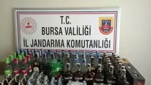 Bursa'da kaçak içki baskını! Gizli odayı depoya çevirmiş