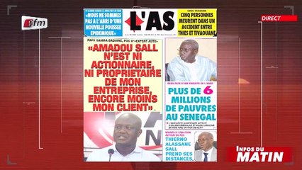 Infos du matin - 14 Septembre 2021 - Yenekay Yi ak Modou Fall