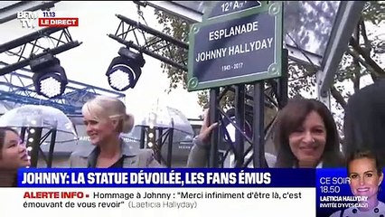 La sculpture de Johnny Hallyday dévoilée
