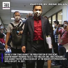 Pacquiao files cyberlibel raps vs Quiboloy