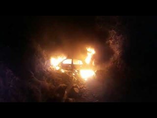 कसारा घाटात गाडीने घेतला पेट, जीवितहानी नाही