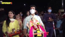 Arjun Bijlani Performs Ganesh Visarjan With His Family | Ganesh Chaturthi 2021 | SpotboyE