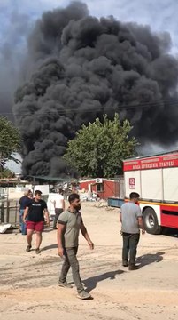 Son dakika haberleri: BURSA'DA GERİ DÖNÜŞÜM TESİSİNDE YANGIN