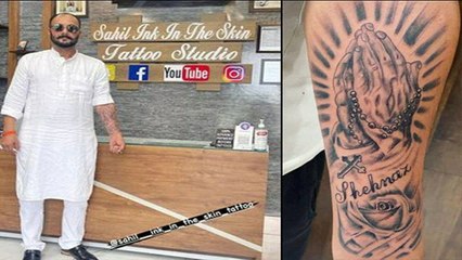 To Show Support After Sidharth Shukla demise Shehnaaz Gill’s Father Santokh Gets tattoo on her name