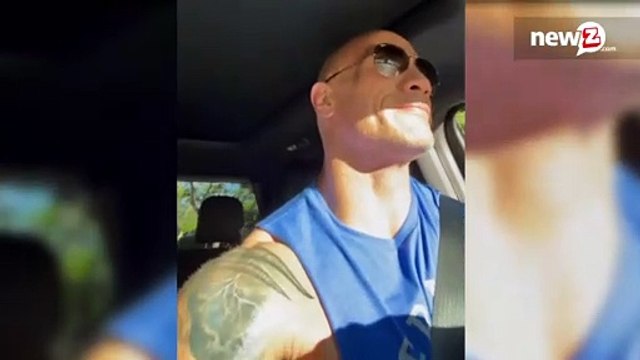 Dwayne The Rock Johnson surprises fans on celebrity tour bus